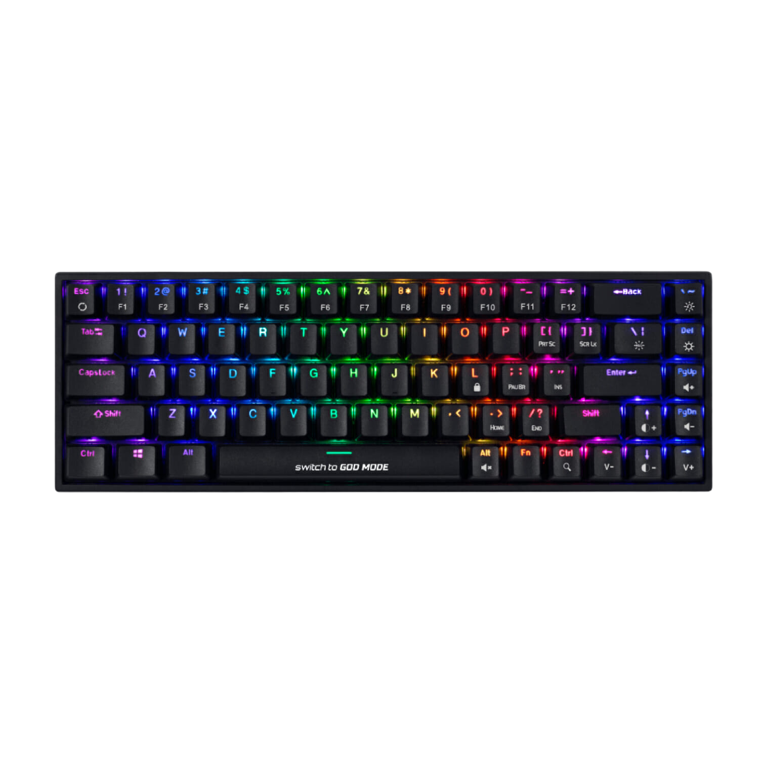Strikewave Ember - Compact gaming keyboard with RGB lighting